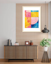 Vibrant Patchwork Arcs