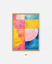 Vibrant Patchwork Arcs