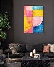 Vibrant Patchwork Arcs