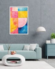 Vibrant Patchwork Arcs