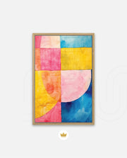 Vibrant Patchwork Arcs