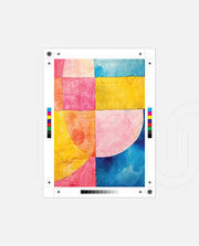 Vibrant Patchwork Arcs