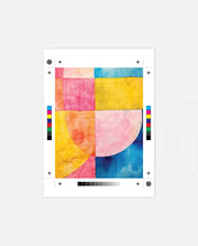 Vibrant Patchwork Arcs