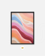 Pastel River Waves