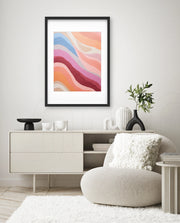 Pastel River Waves