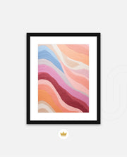 Pastel River Waves