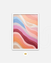 Pastel River Waves