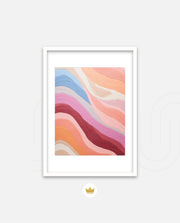 Pastel River Waves