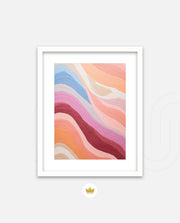 Pastel River Waves
