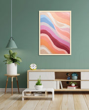 Pastel River Waves