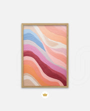 Pastel River Waves
