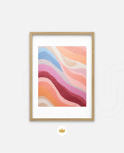 Pastel River Waves