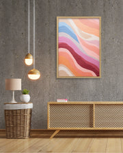 Pastel River Waves