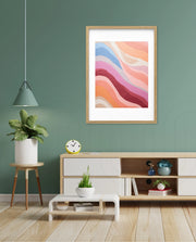 Pastel River Waves