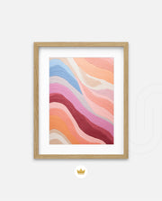 Pastel River Waves