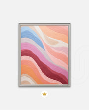 Pastel River Waves