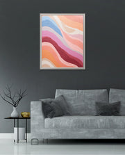 Pastel River Waves