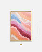 Pastel River Waves