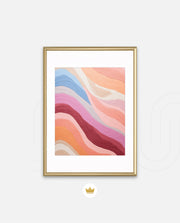 Pastel River Waves