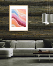 Pastel River Waves