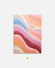 Pastel River Waves