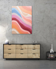 Pastel River Waves