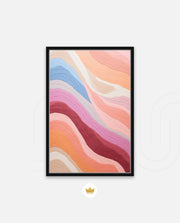 Pastel River Waves