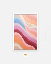 Pastel River Waves