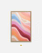 Pastel River Waves
