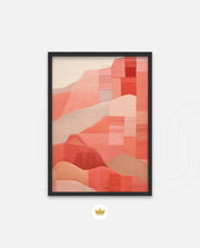 Coral Patchwork Landscape