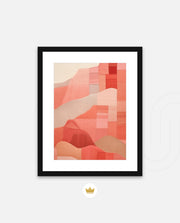 Coral Patchwork Landscape