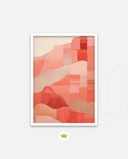Coral Patchwork Landscape