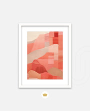 Coral Patchwork Landscape