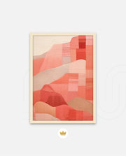 Coral Patchwork Landscape