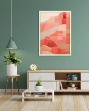Coral Patchwork Landscape