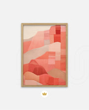 Coral Patchwork Landscape