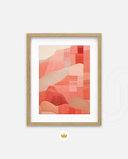 Coral Patchwork Landscape