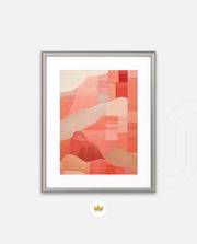 Coral Patchwork Landscape