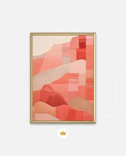 Coral Patchwork Landscape