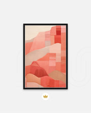 Coral Patchwork Landscape