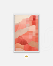 Coral Patchwork Landscape