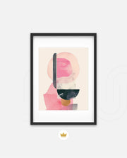 Pink Abstract Totem
