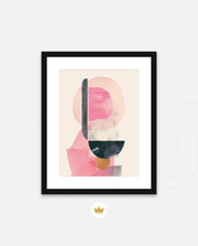 Pink Abstract Totem