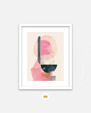 Pink Abstract Totem