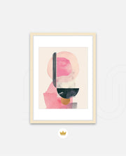 Pink Abstract Totem