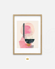 Pink Abstract Totem