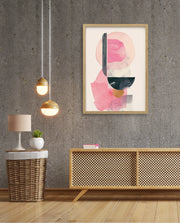 Pink Abstract Totem