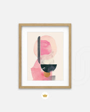 Pink Abstract Totem