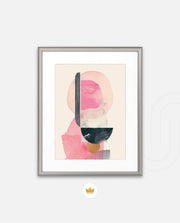 Pink Abstract Totem
