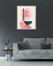 Pink Abstract Totem